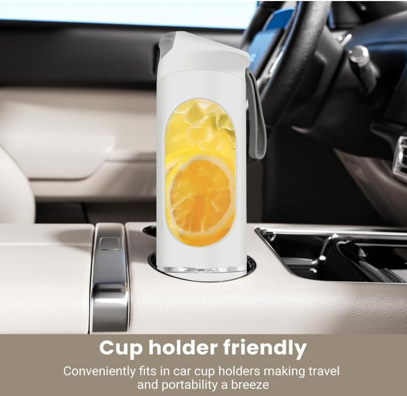 Portable Blender/Juicer, 12-Blade Cordless Smoothie Maker, 15.2Oz with Ice Crush Power, USB-C Rechargeable, Leakproof, Bpa-Free, Self-Cleaning for Shakes, Protein, Juices, Frozen Fruit (White, 3.7V)