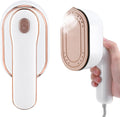Mini Steam Iron for Clothes, Travel Steamer Clothes,180 Rotating Portable Iron,Micro Steam Iron Mini Handheld Support Dry and Wet Ironing Home College, White