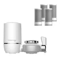 320-Gallon Faucet Water Filter for Sink, NSF Certified, Reduces Chlorine Includes 4 Filters, Fits Standard Faucets